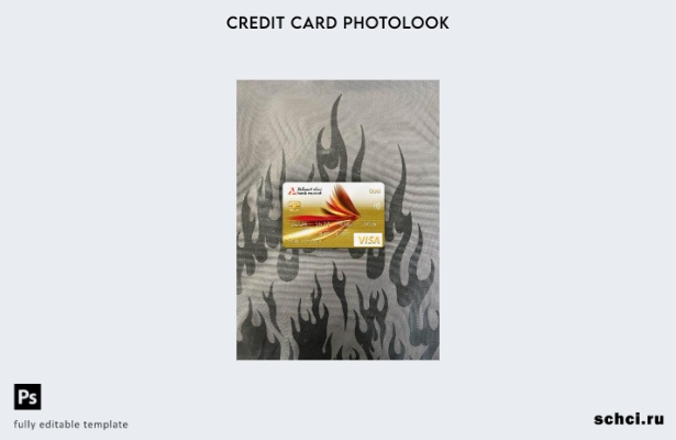 цифровая загрузка Оманский банк Маскатский банк Visa Gold Card фотоизображение п